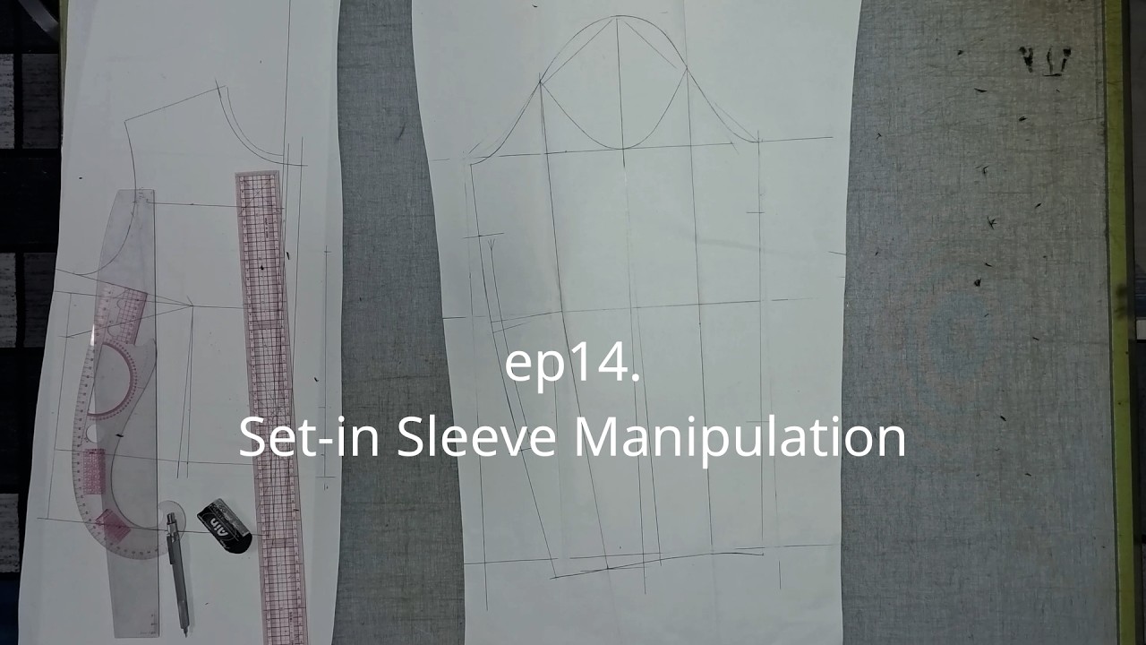 [패턴이데아] ep14. Set-in Sleeve Manipulation (소매 조작 메커니즘) PATTERN I.DE.A