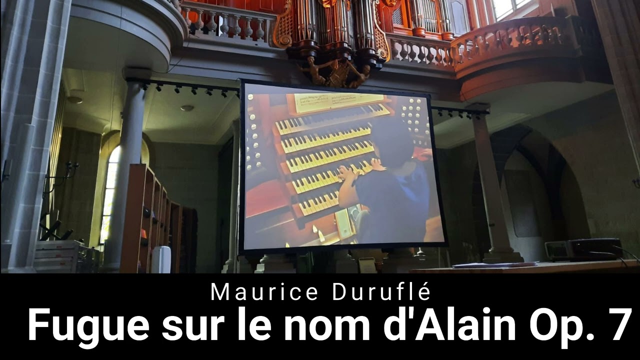 Maurice Duruflé : Fugue sur le nom d'Alain Op. 7