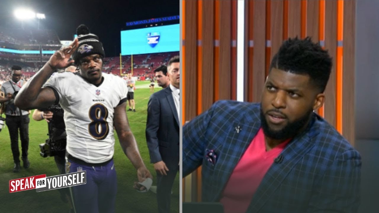 Speak For Yourself | Acho say Lamar Jackson injured his knee and did not practice with his teammates