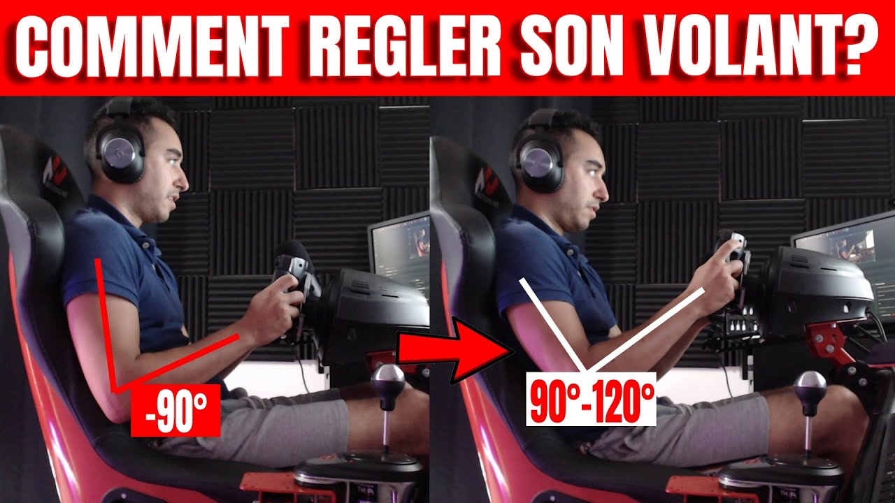 Comment régler la position de son volant en SIMRACING ?