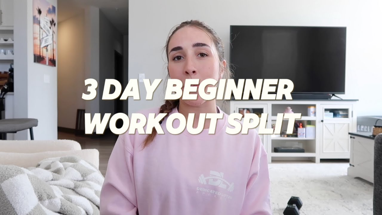 3 DAY BEGINNER HOME WORKOUT SPLIT