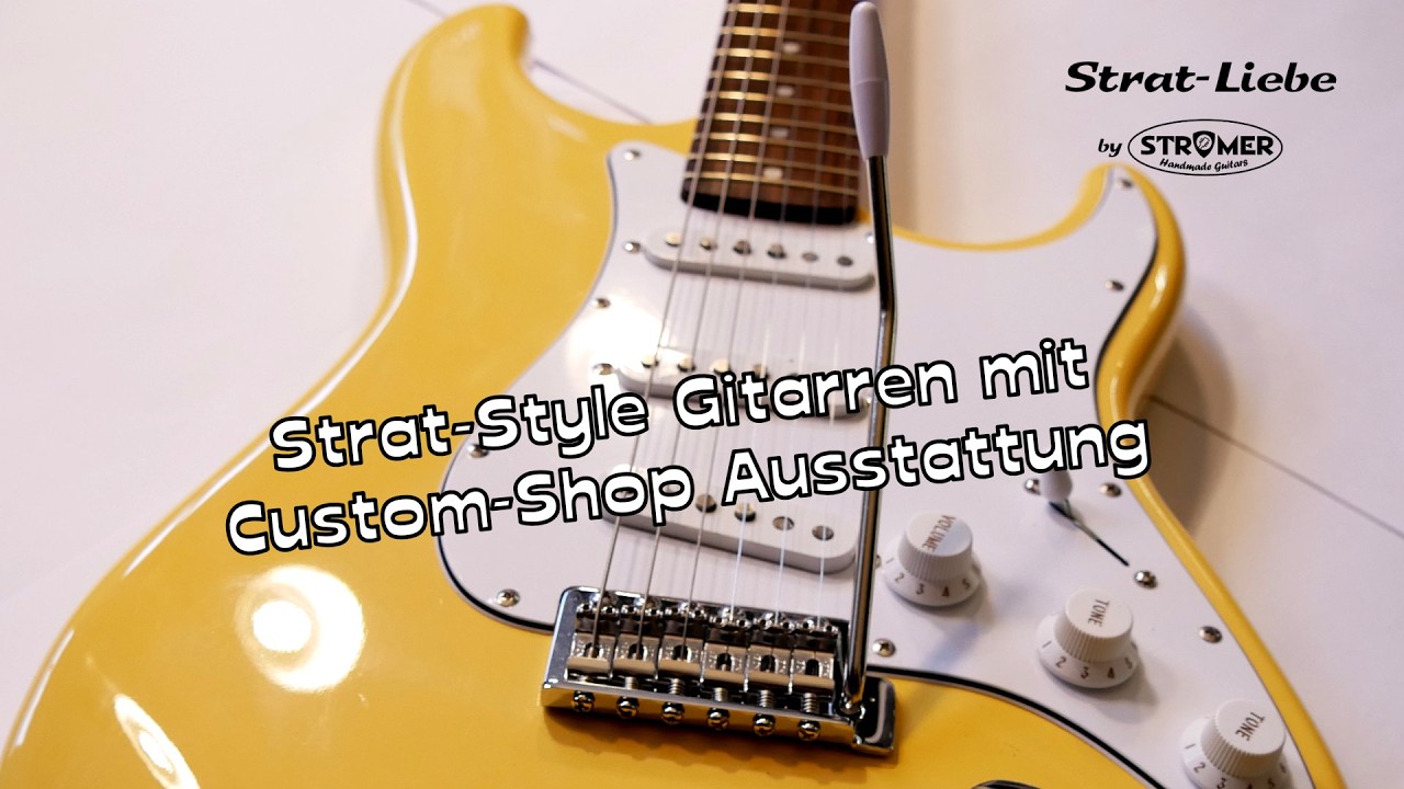 Strat-Style by STROMER-Guitars in Vanilla Creme, Made in Germany