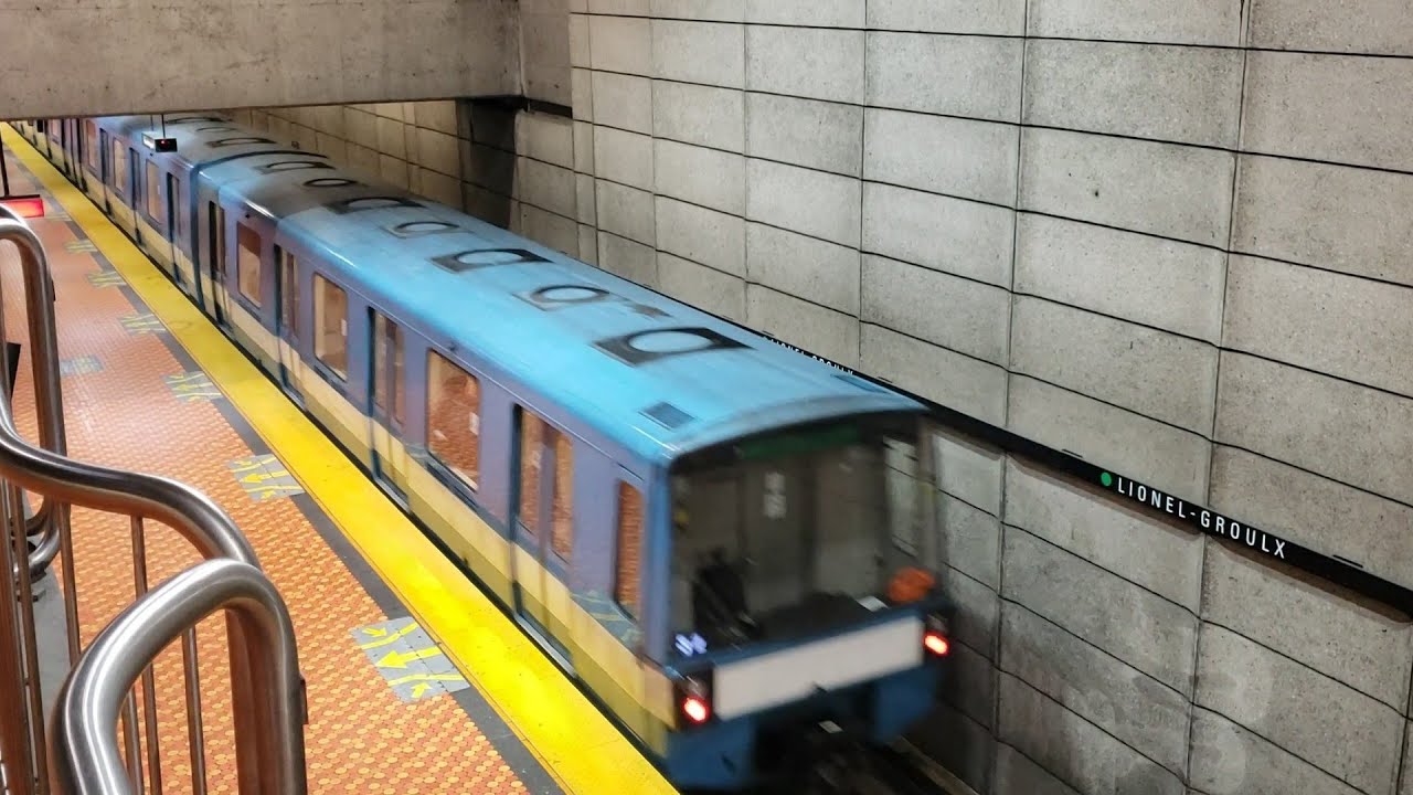 MONTREAL METRO Lionel Groulx MR73 Trainset View From Main Level