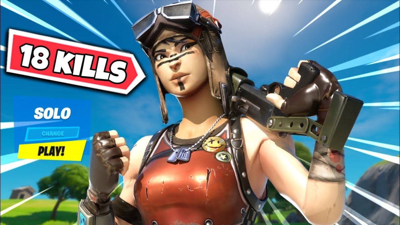 Renegade Raider Drops 18 kills in Solos (Fortnite Gameplay) (PS5)