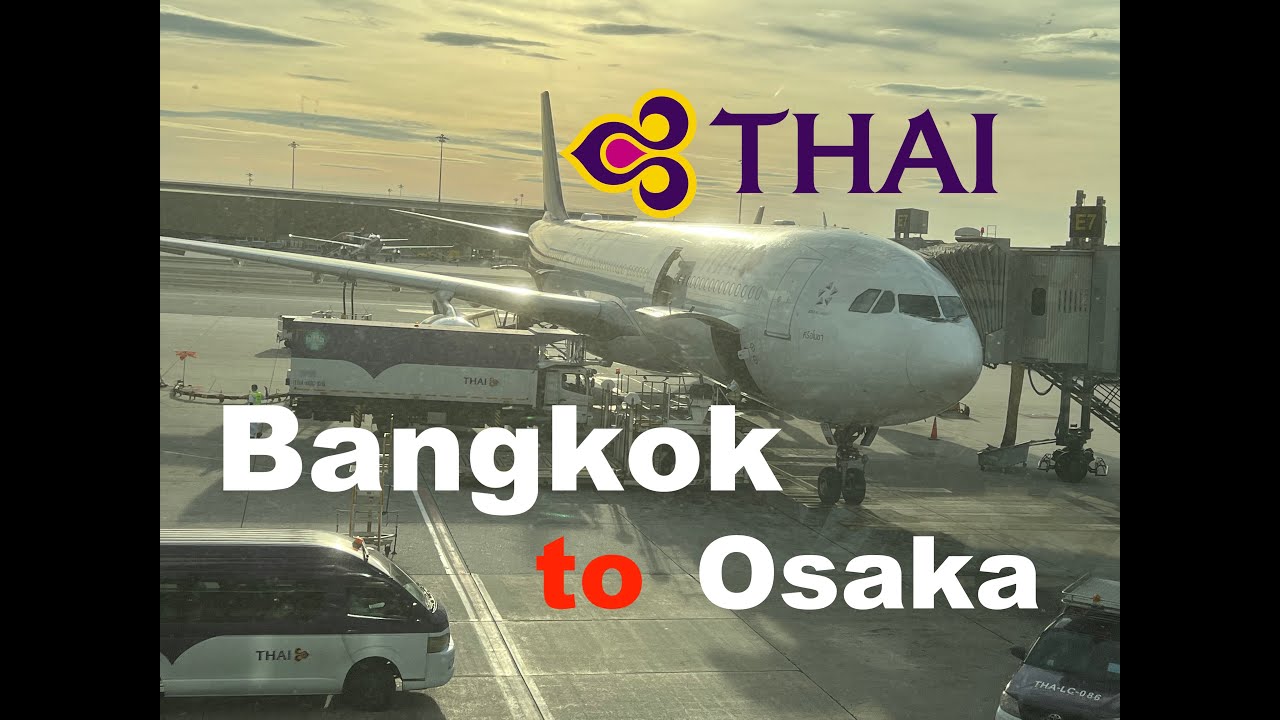 Thai Airways: Bangkok to Osaka in economy class