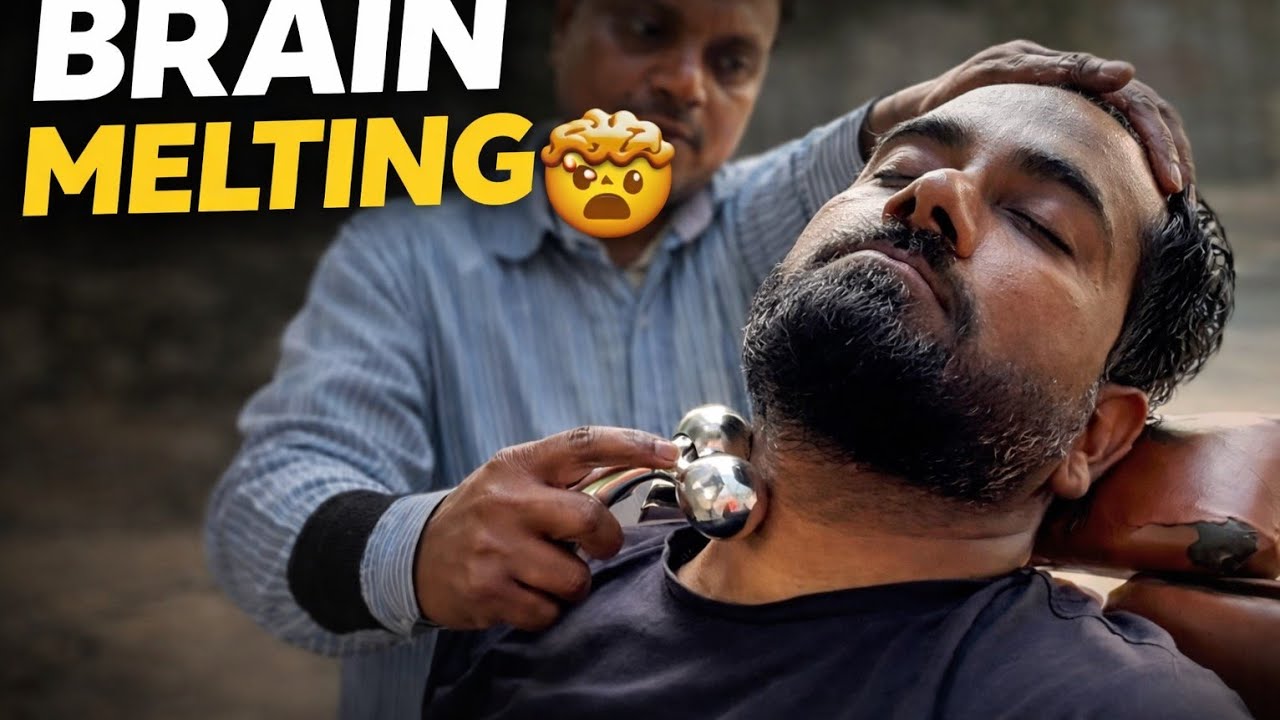 Stress Relief Head Massage ASMR | 30 Minutes of Pure Relaxation by Master Anil | BarberVibes ASMR