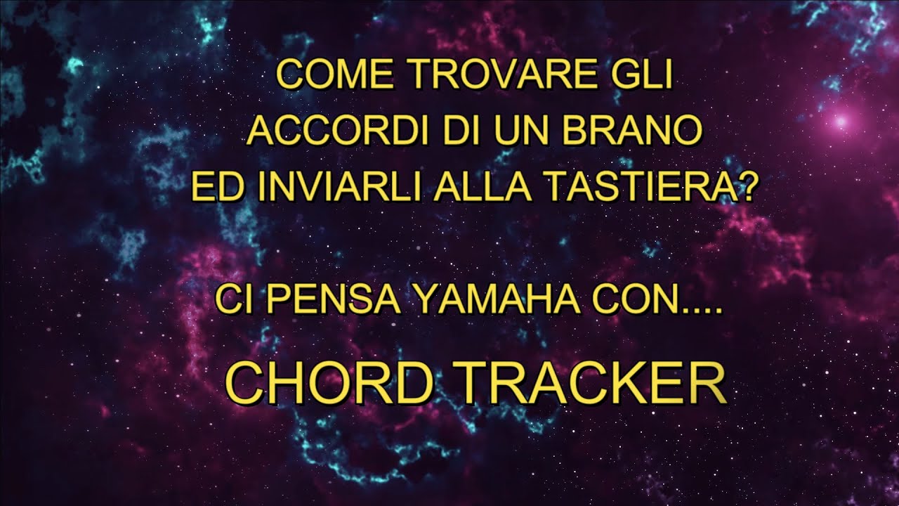 Come trovare gli accordi di un brano con l'APP Yamaha Chord Tracker Parte 1°