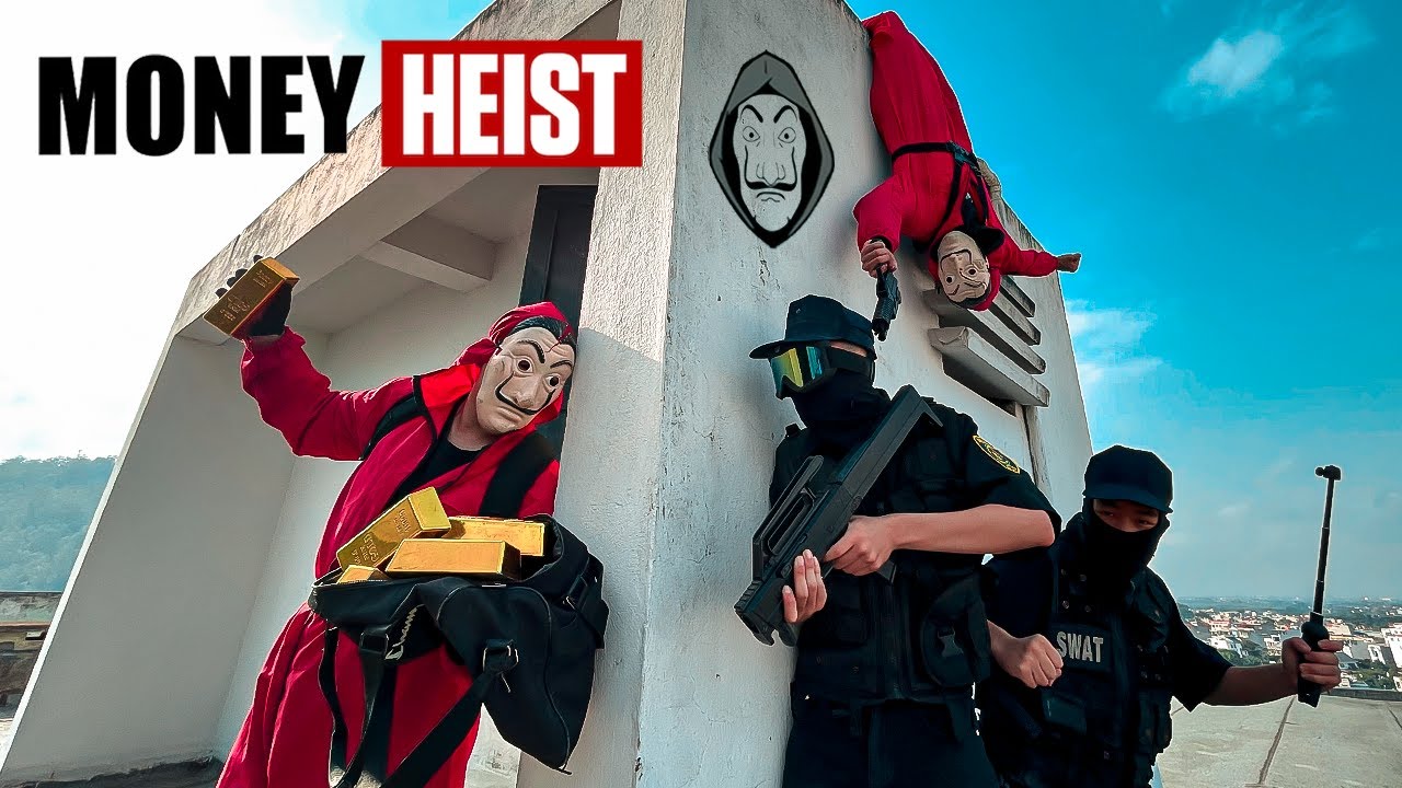 Parkour MONEY HEIST Season 4 ESCAPE from POLICE chase 