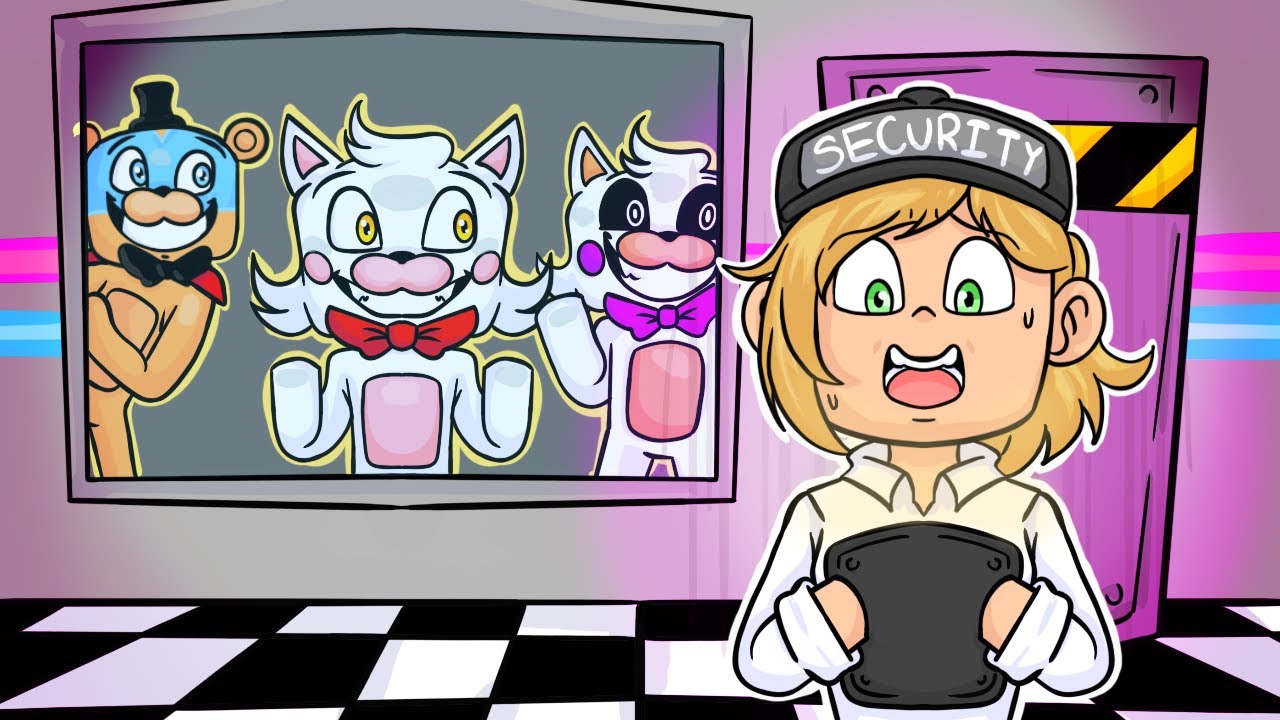 Vanessa The Security Guard's First Night In Minecraft FNAF