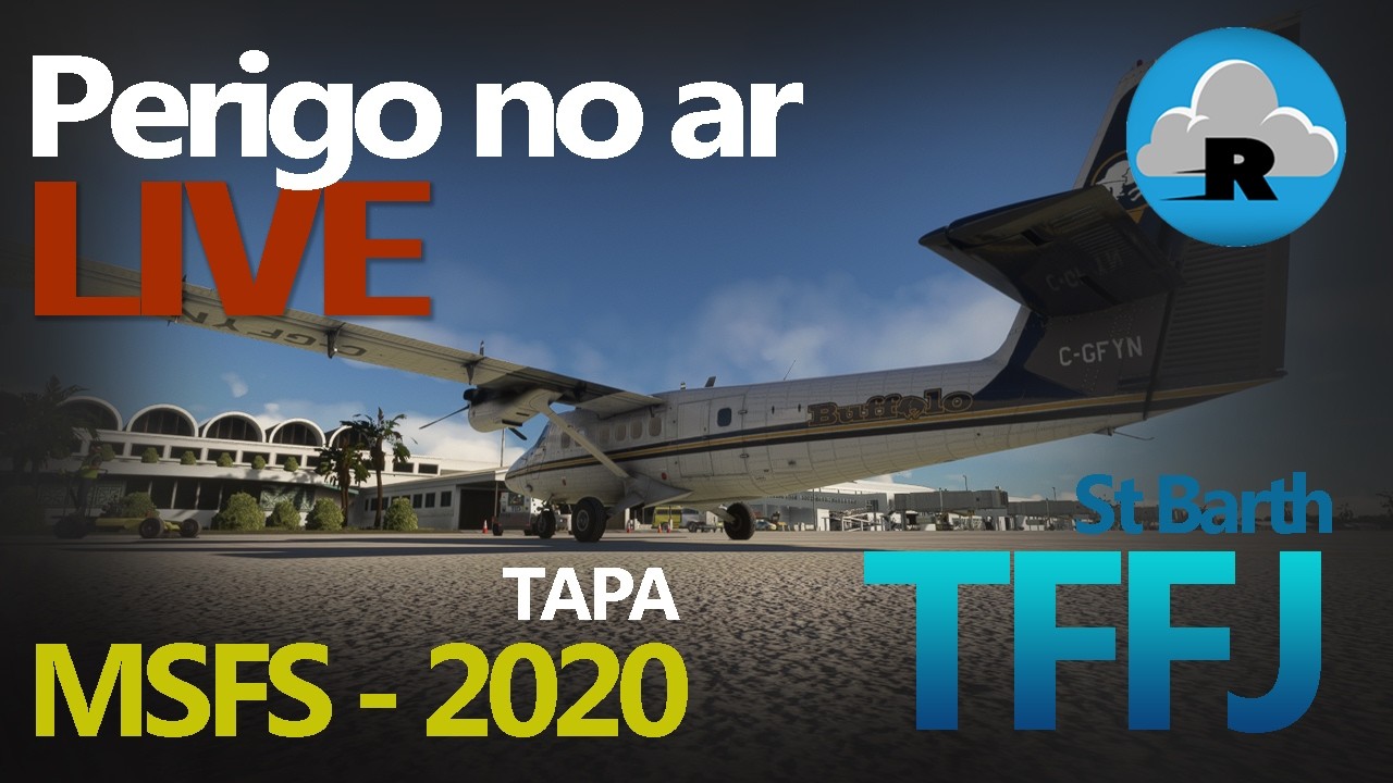 AO VIVO | DHC6 Twin Otter ✈️ Vamos voar de TAPA para St Barth | MSFS 2020