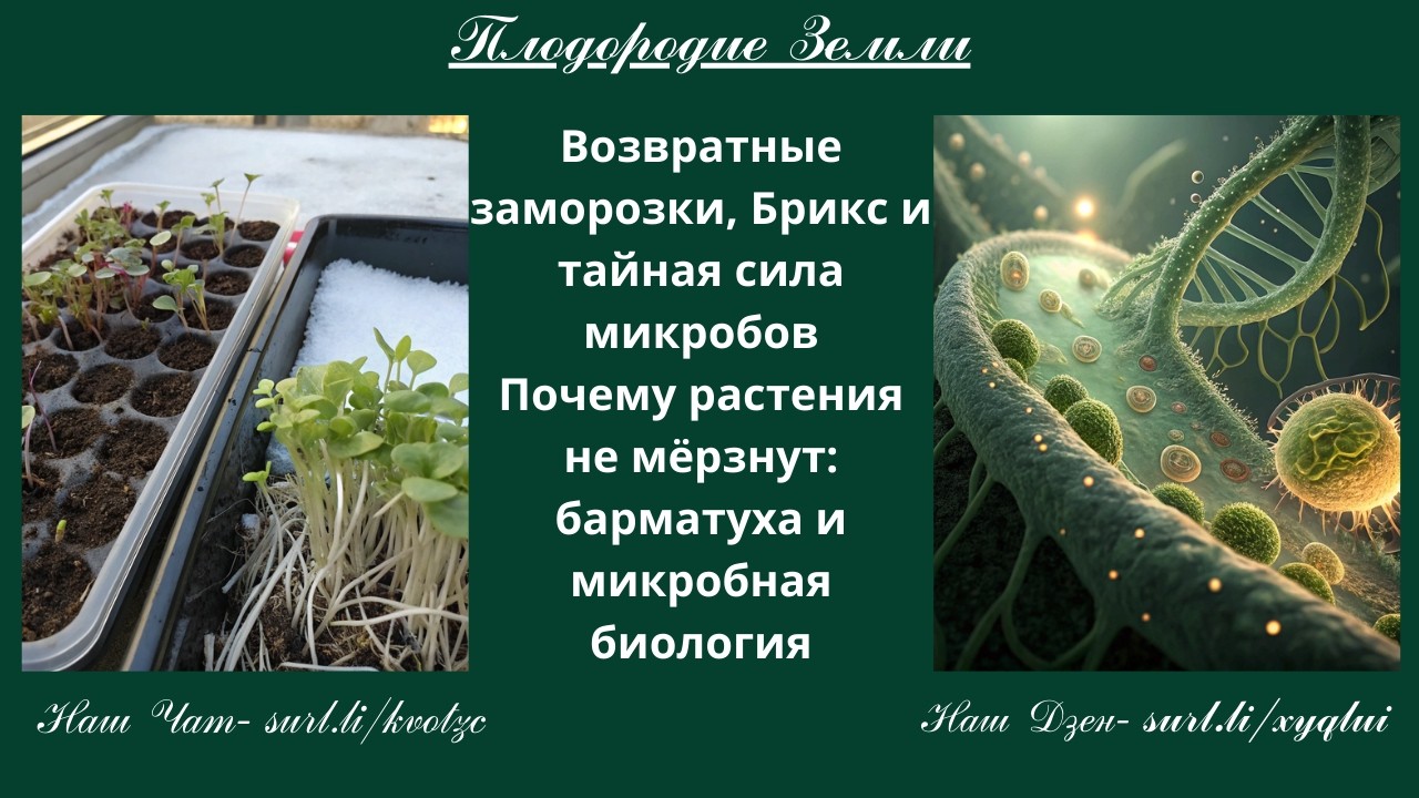 Растения создает микробиология  Органической химии не существует вовсе! №897-2/26