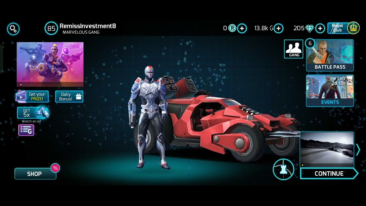 Gangster Vegas || Testing the suit from the new event - || The brave & the bold || @ASTV616