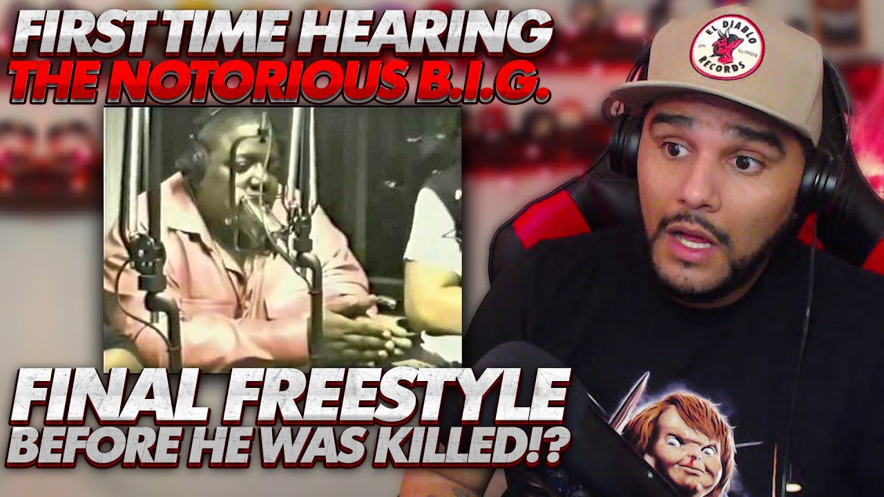 Biggie Smalls , The Notorious B.I.G. "March 1 1997 Freestyle" REACTION - 8 Days Before He Was K*lled