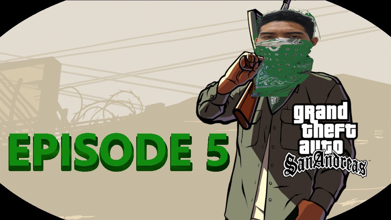 FIKRY PLAY GTA SAN ANDREAS EPISODE 5(EP 5)-INVADED THE MILITARY BASE!!
