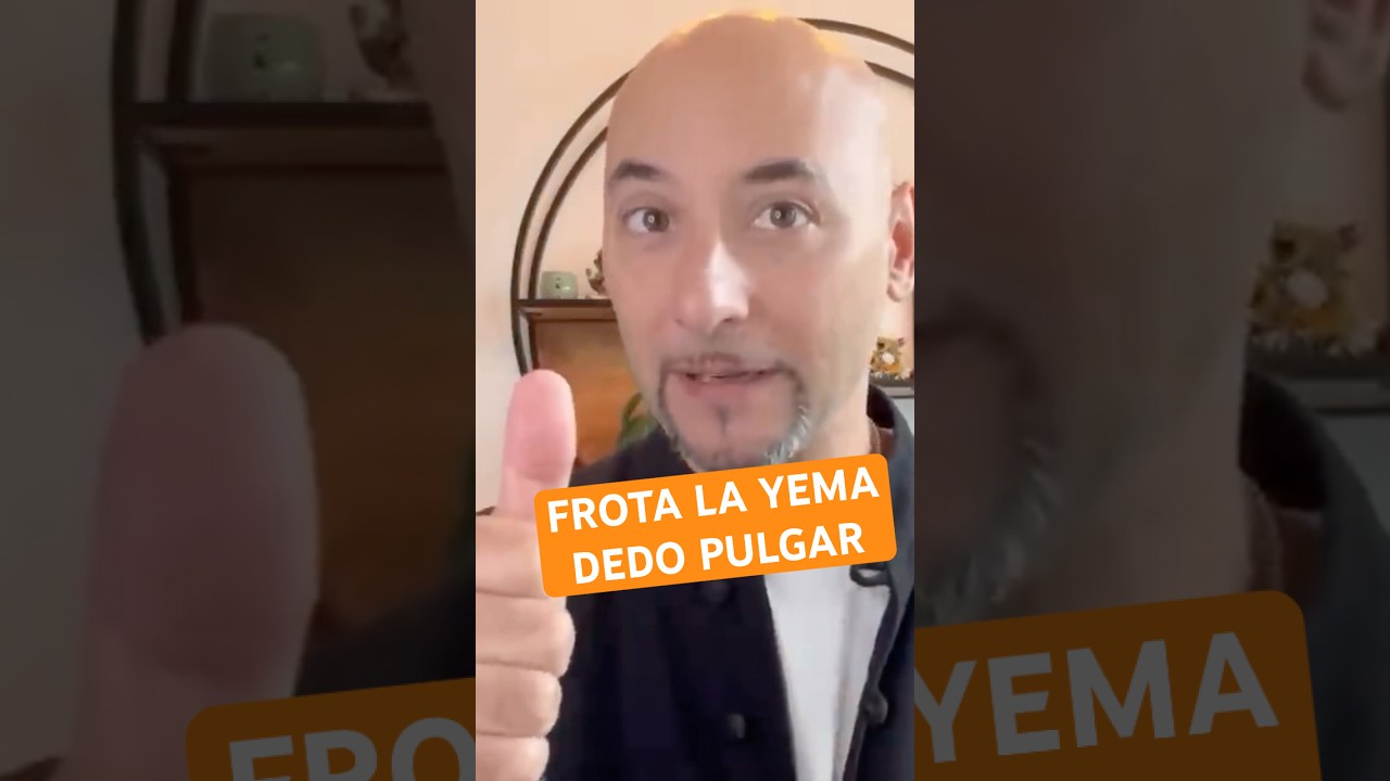 FROTA AQU&Iacute; EN EL DEDO PULGAR y Adi&oacute;s a Dolor de Cabeza, Tensi&oacute;n,&hellip;  #shorts