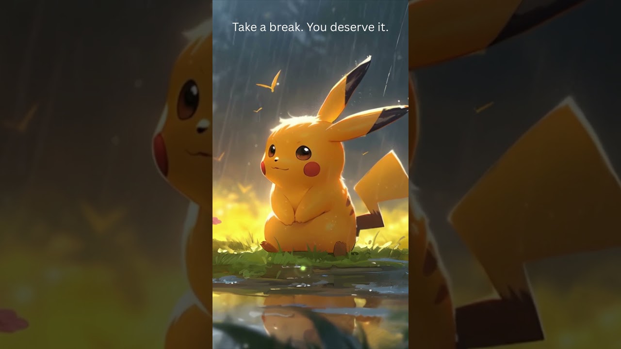 Take a break. You deserve it. 