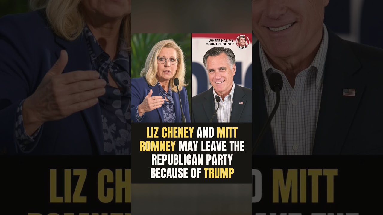 Liz Cheney & Mitt Romney May Leave the Republican Party Over Trump?