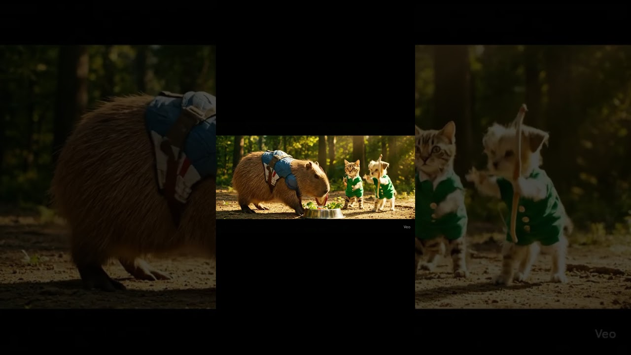 Capybara vs Cat