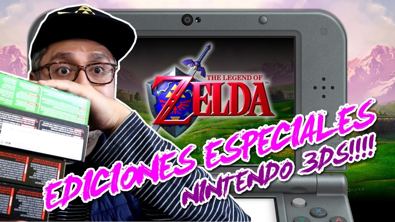 TODAS LAS EDICIONES ESPECIALES The Legend of Zelda Nintendo 3DS