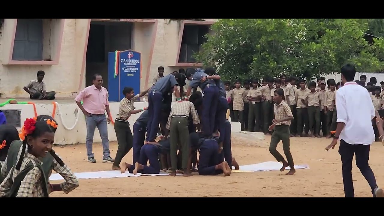 Pyramid Activity by Scouts and Guides 