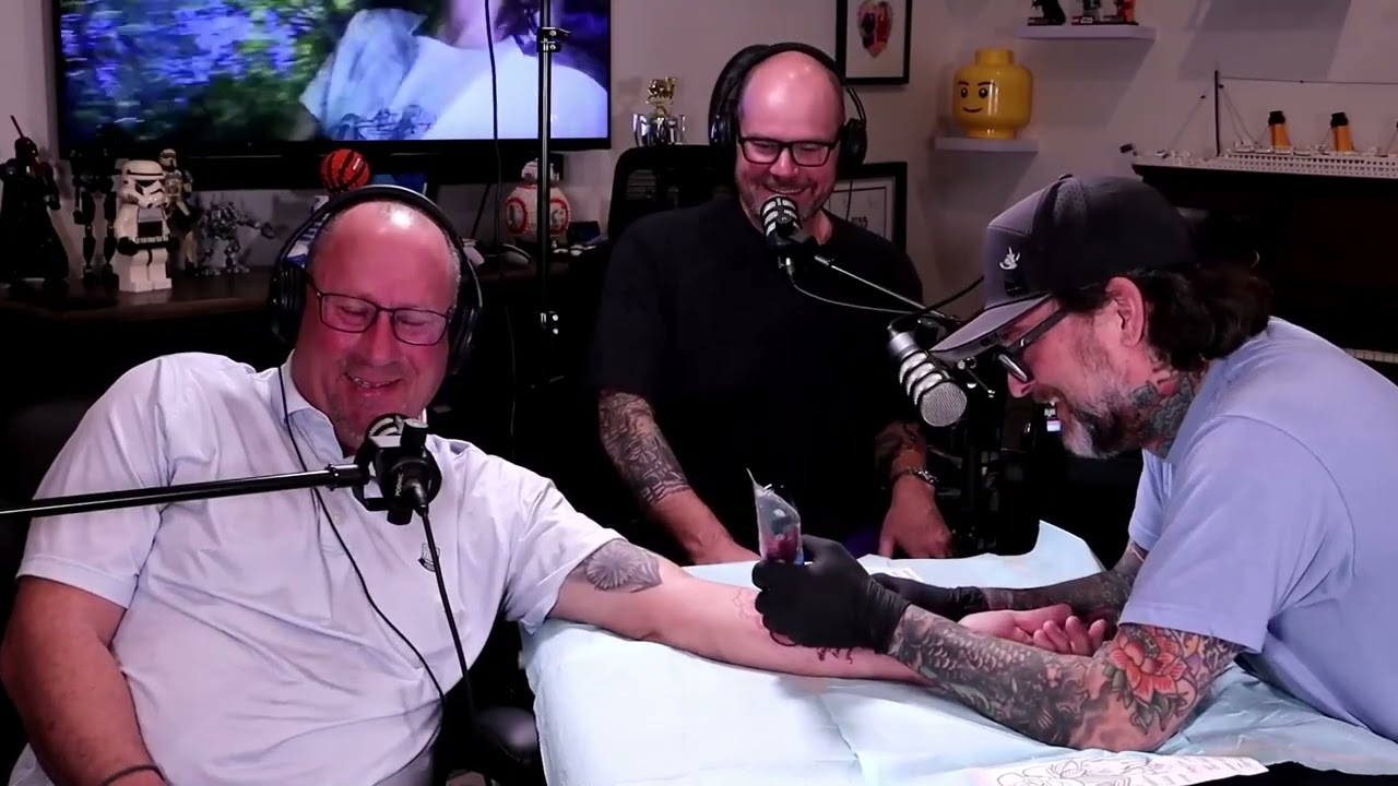 He Let a Tattoo Artist Work on Him During the Podcast…