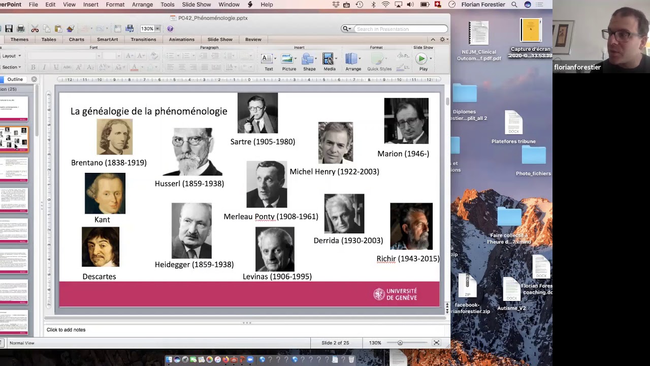 #HS1 - Introduction à la Phénoménologie par Florian Forestier (Introduction à la Philosophie)