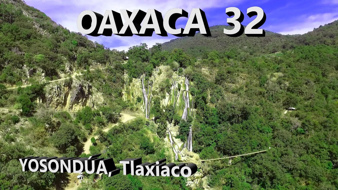 #OAXACA No.32, YOSONDÚA, Tlaxiaco. La imponente cascada Esmeralda