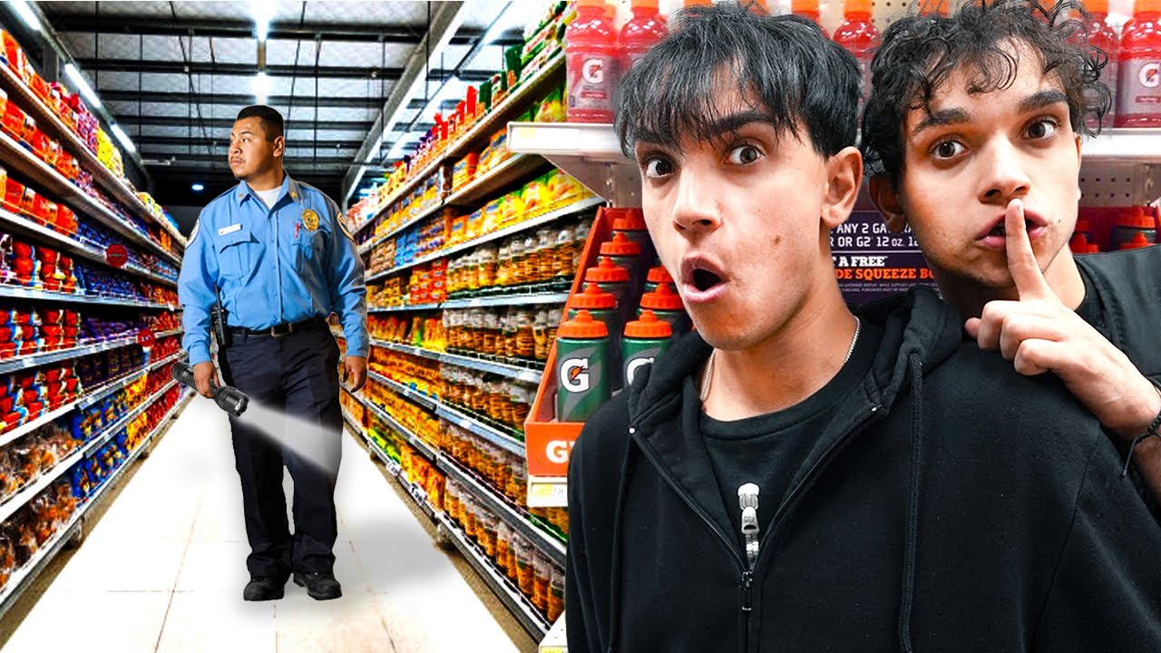 Мы пережили ночь в продуктовом магазине!