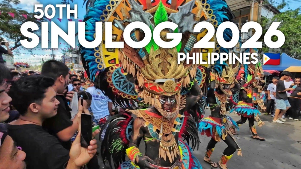Parade of the SINULOG 2026 | Kabankalan City Philippines | Walking Tour and Scenarios on the streets