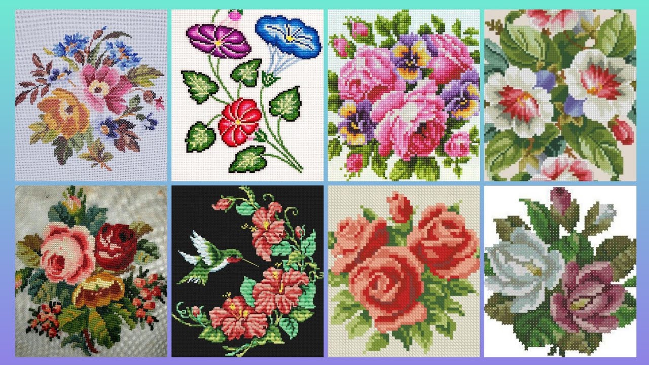 #1 Most Beautiful and Unique New Cross Stitch Patterns For Everything #CrossStitchDesign#Trend
