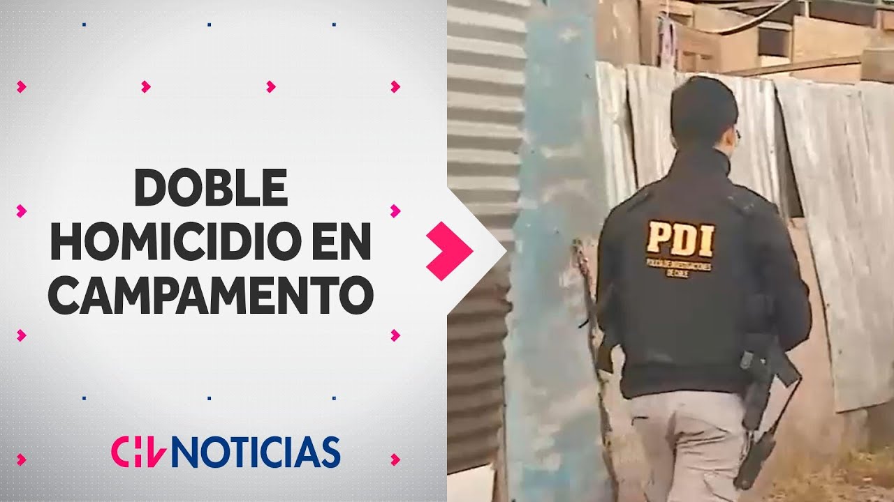 DOBLE HOMICIDIO en Cerro Navia: Sujetos balearon a pareja que estaba en celebración familiar