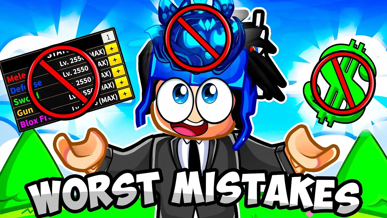 Top 10 *MISTAKES* YOU Should NEVER DO In Blox Fruits!