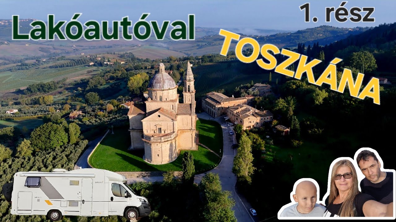 Szfvár, Lido di Pomposa, Arezzo, Montepulciano - Lakóautóval Toszkána - 1 rész