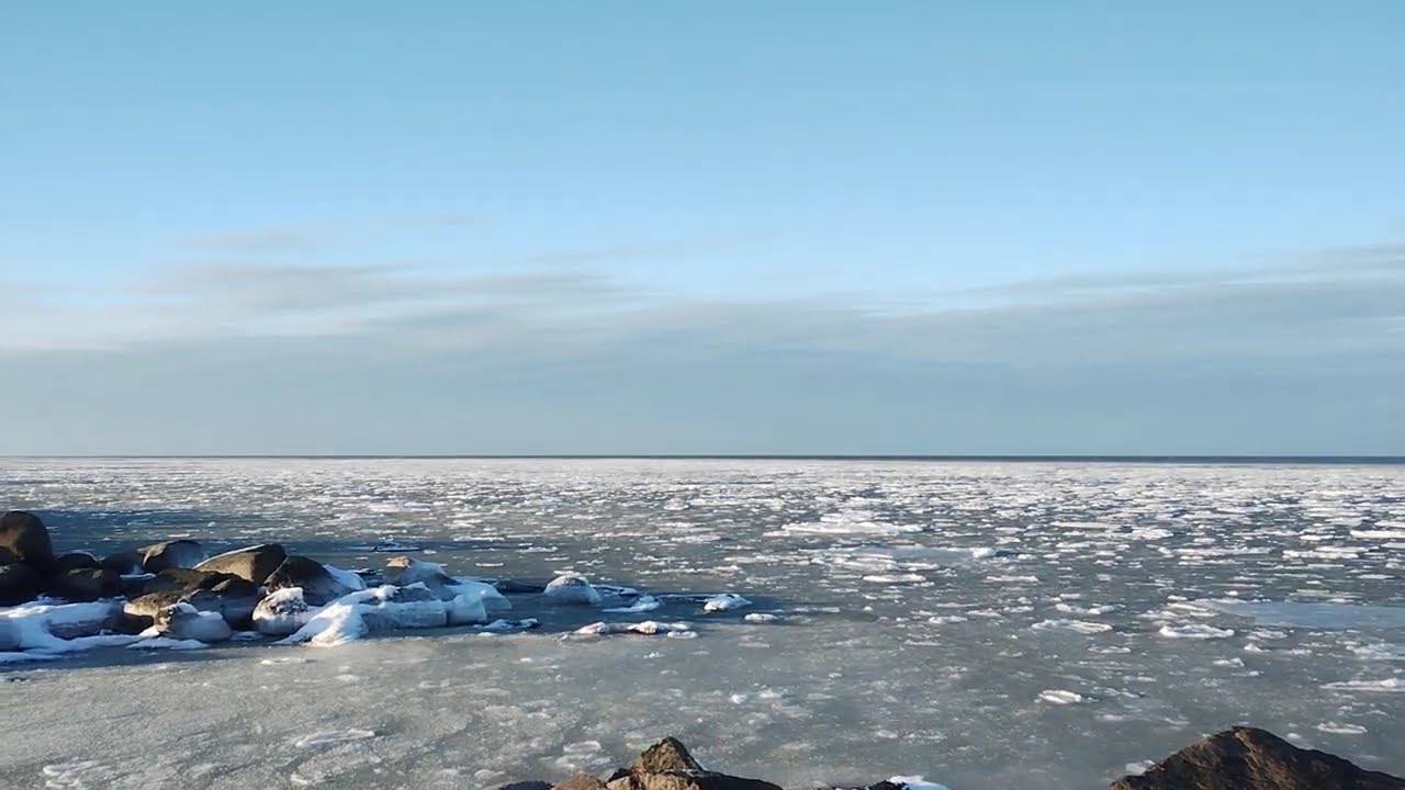 🥶❄🌊 Eismeer Nordsee Brandung Meditation Februar