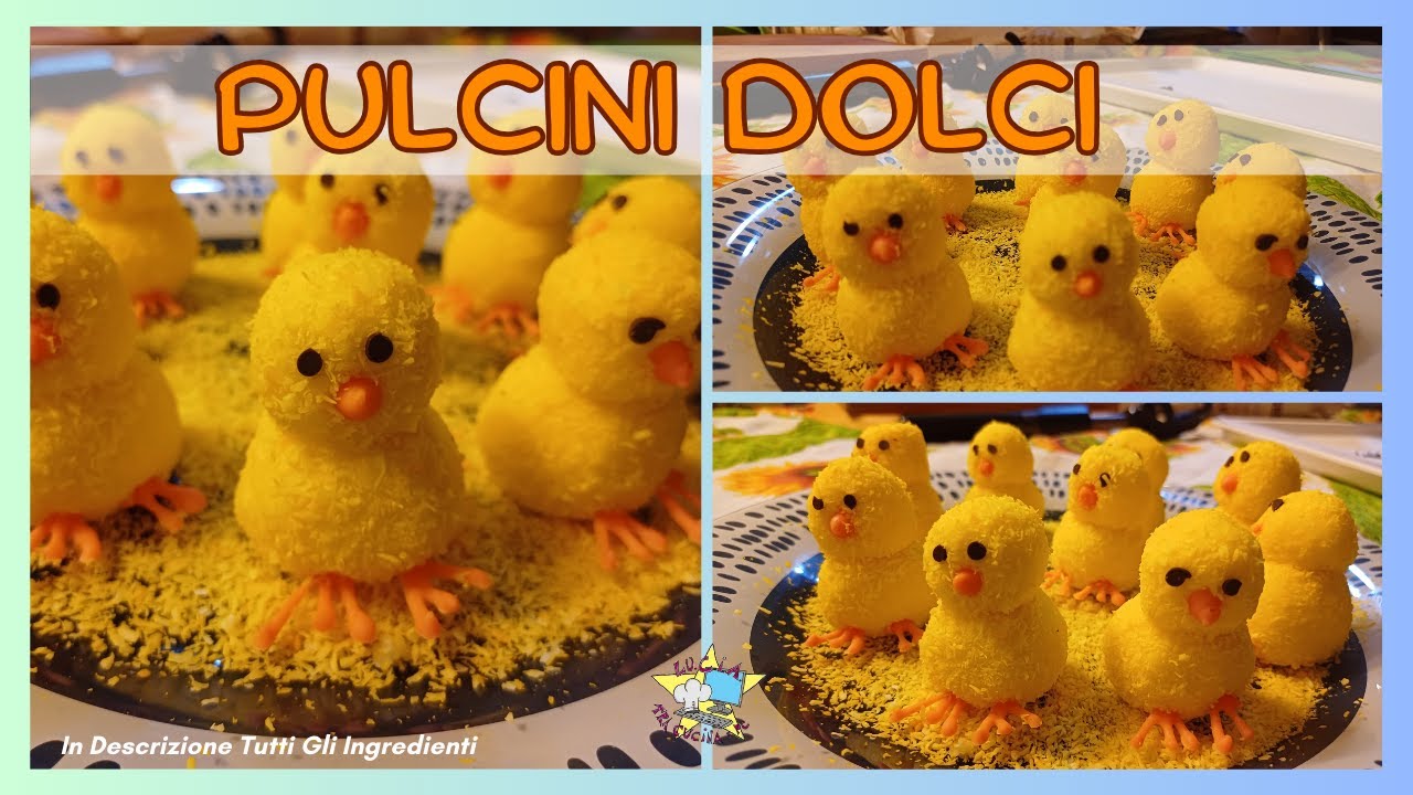 Pulcini Dolci - dolcetto di Pasqua Cocco e cioccolato - Easter Treat
