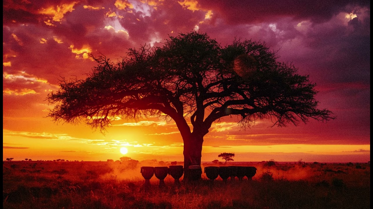 VIBRA | Tribal Deep House Sunset 🌅 [Zulu Percussion &bull; Authentic African Grooves] #3