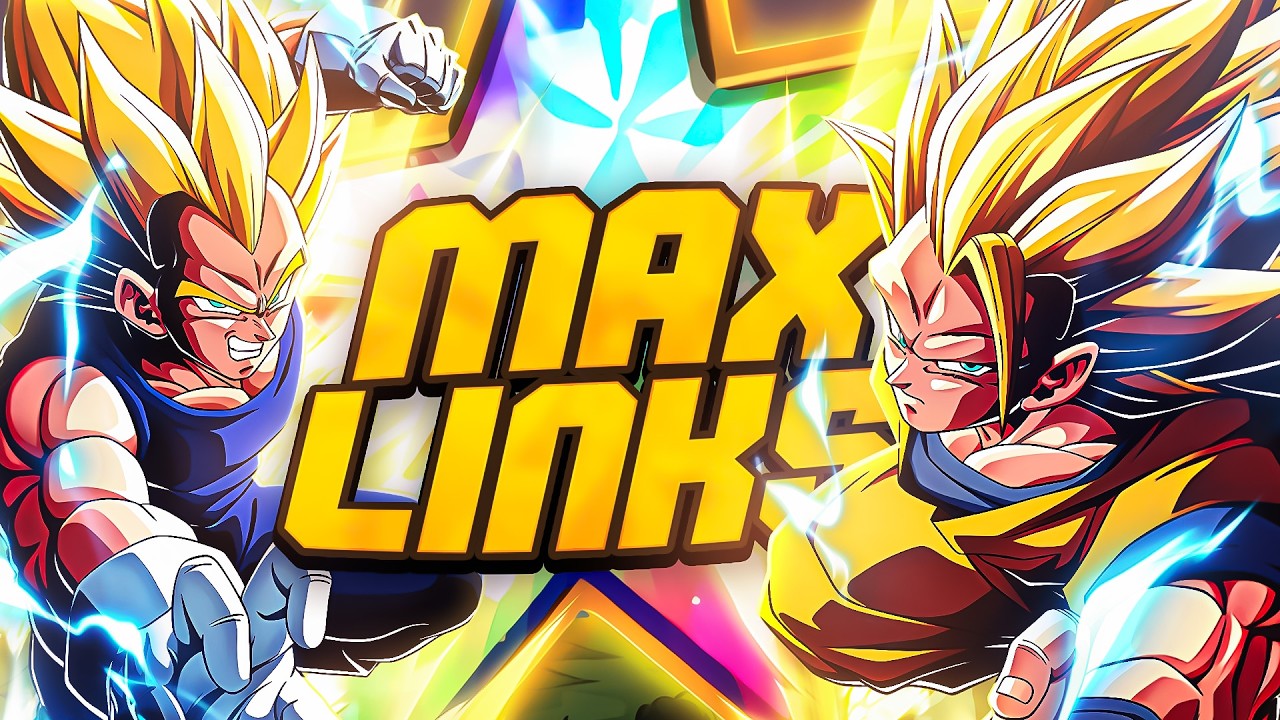 (Dokkan Battle) 100% MAX LINKS LR EZA SSJ3 GOKU & SSJ2 VEGETA COMPLETE SHOWCASE!