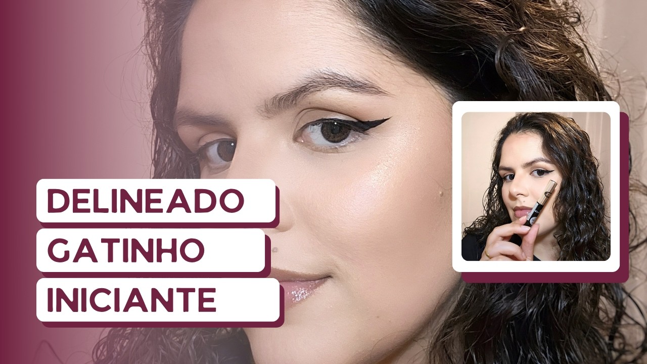 Delineado Gatinho fácil (PARA NÃO ESQUECER!)