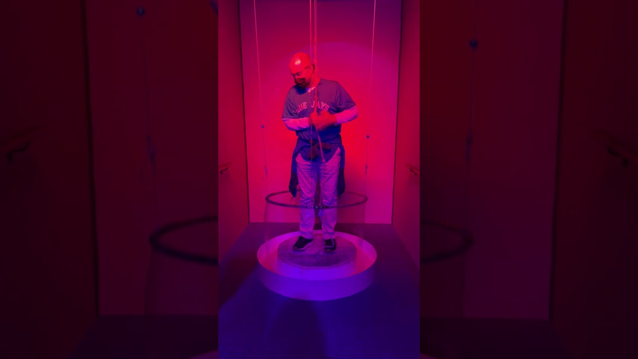 Surrounding myself with a giant bubble @ Bubble Planet, Toronto