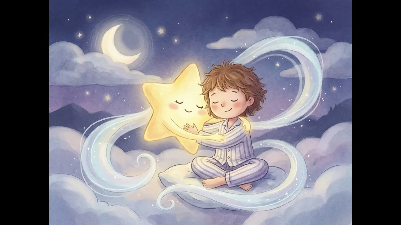 🌟 Soft Little Star Hugs | Calm & Gentle Song for Kids 🌟