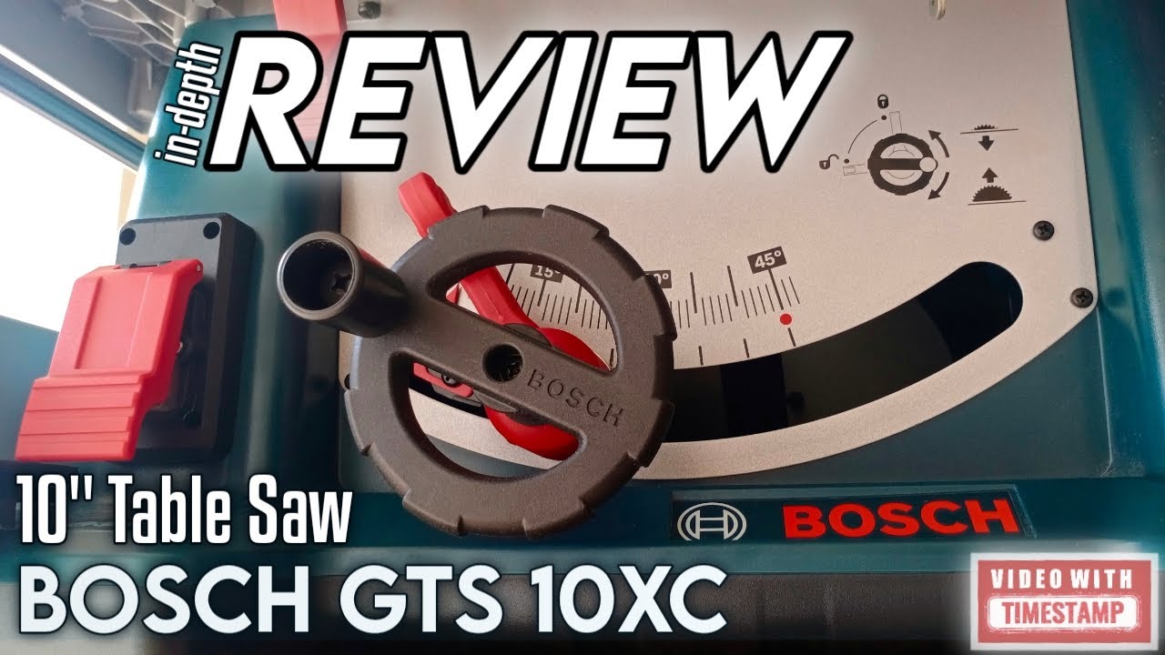 REVIEW MESIN TABLE SAW 10 INCH BOSCH GTS 10XC - BAHASA INDONESIA