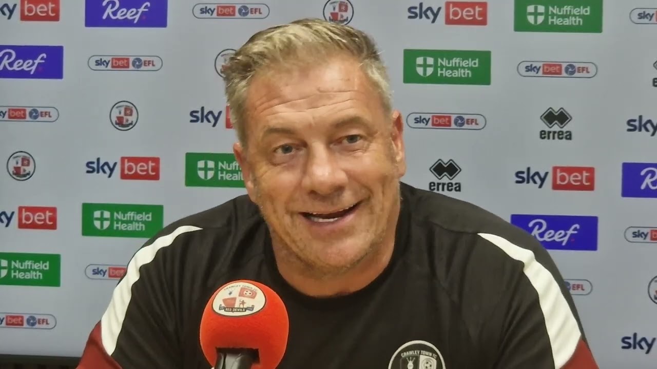 Crewe Alexandra v Crawley Town: Scott Lindsey looks ahead to Reds' latest trip