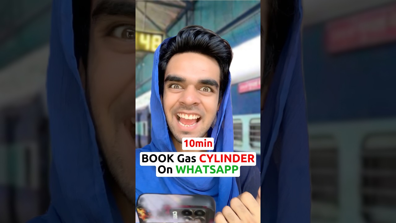 Book Gas Cylinder On Whatsapp #finance #shorts