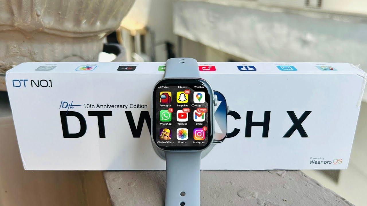 DT Watch X Smartwatch Review..🔥 | amOled Display Media Smart Watch From DT No. 1