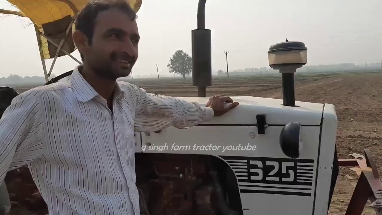 Escort 325 ki picha tawiya harrow damdar tractor