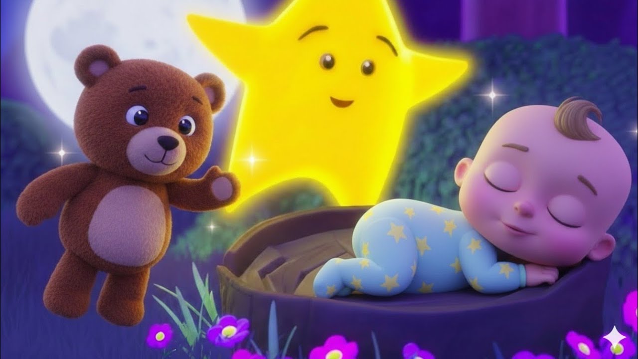 Lullaby with Teddy Bear for Babies and Toddlers | Clap Clap Panda