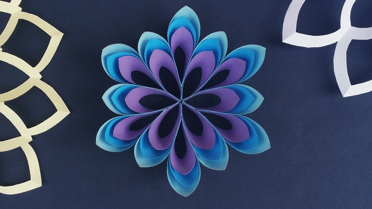 Little Snowflakes making for Christmas Tree Ornaments | DIY Paper Snowflake Tutorial