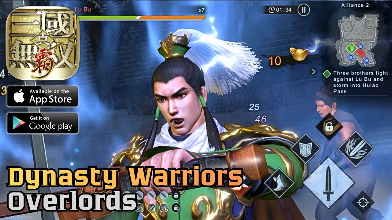 Dynasty Warriors: Overlords Gameplay (Android iOS)