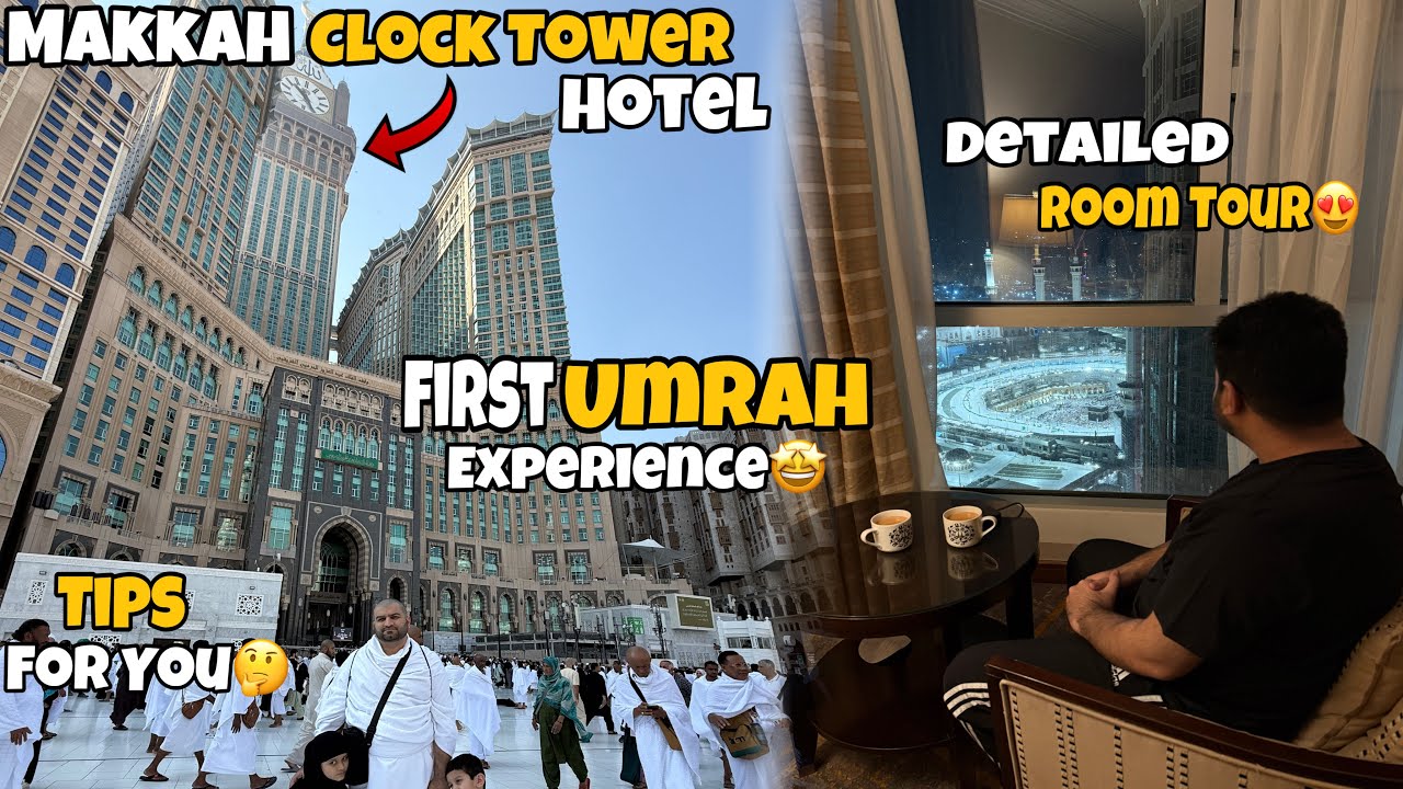 Our Complete Umrah Travel Experience with kids🤔| Hotel, Room tour & Must-Have Tips!😍| USA to Saudia