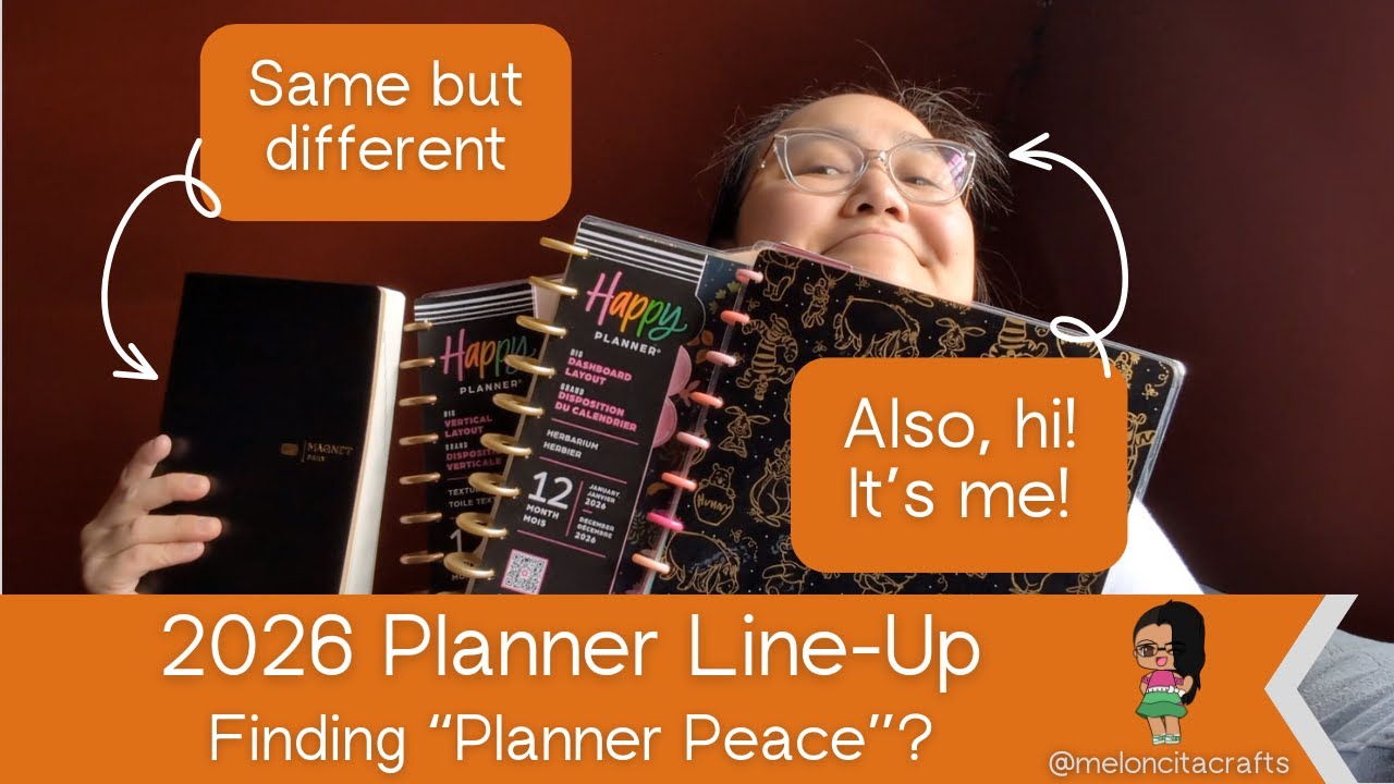 Hello! New Year, Same Planners? - 2026 Planner Line-Up | MeloncitaCrafts